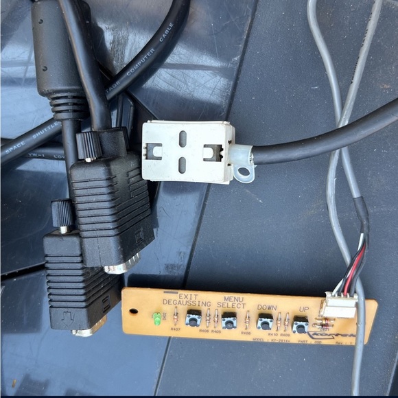 Time Crisis Kortek KT-2914F Monitor Chassis + Extension Control Cable Wires - Picture 5 of 8